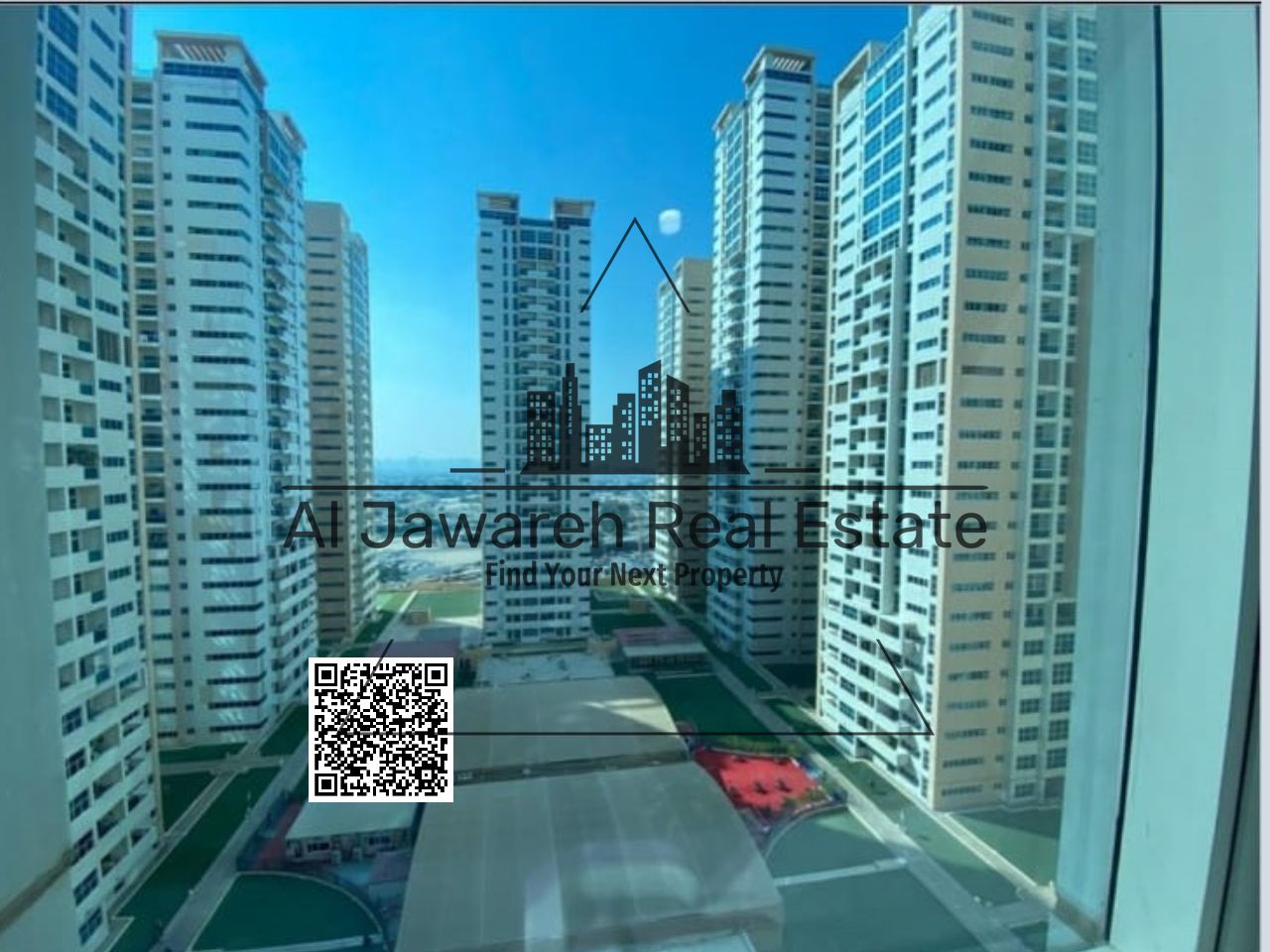 Distinctive 2-bedroom apartment for sale in Ajman One Tower | Includes storage room, balcony, and closed kitchen