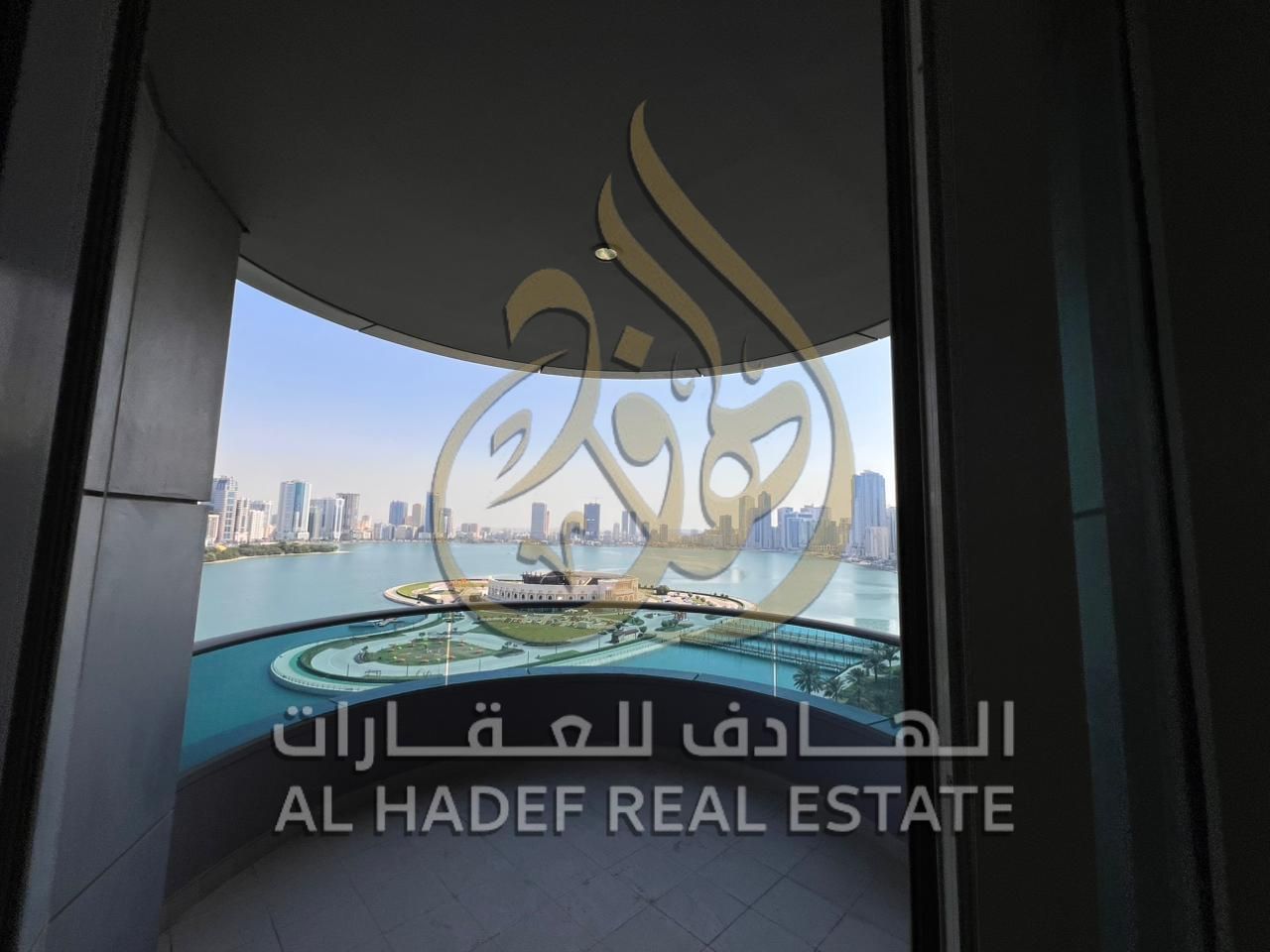 For Rent | A Rare Residential Masterpiece with Panoramic Views Sharjah – Al Majaz 3 | Full View of Khalid Lagoon and the Sea Dreaming of a lu
