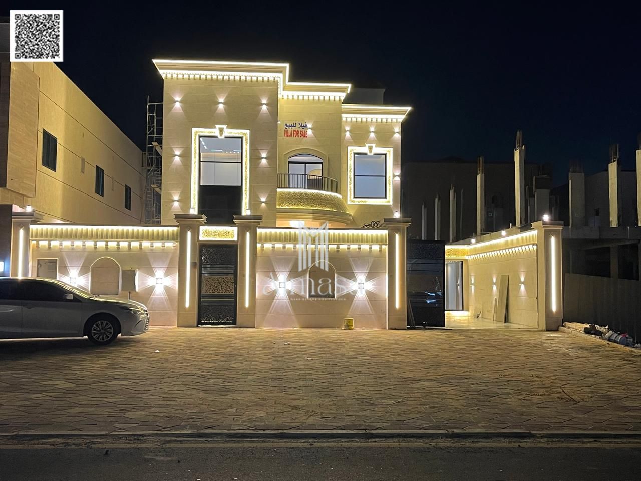 Own a villa with a personal finish, two floors, a roof, an external annex, and a garden, at a price that includes electricity, water,