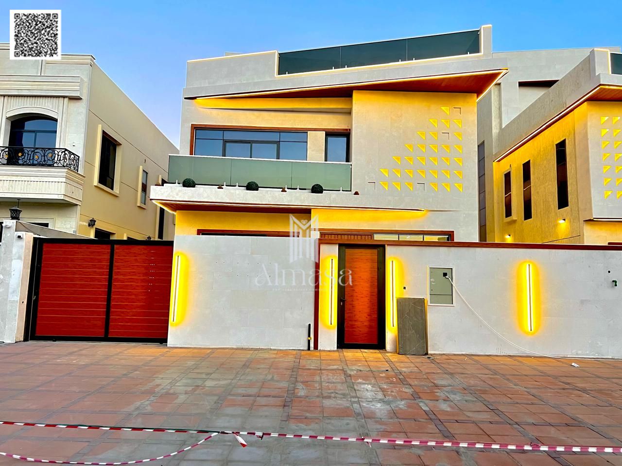 Modern villa for sale in Al-Haliou 2 – Luxurious architectural design and strategic location Own a luxurious villa with a stunning modern design, cons