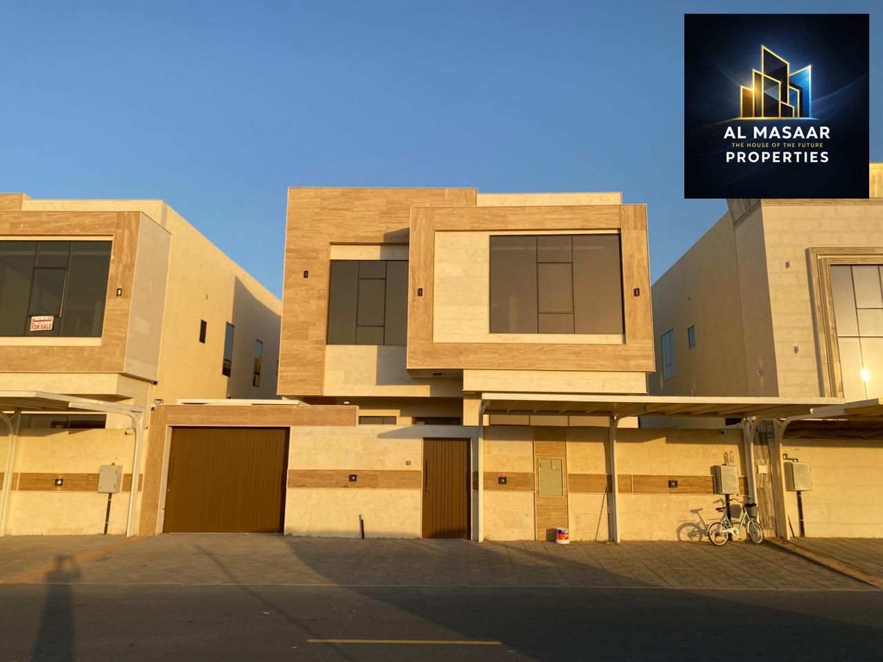Villa including water, electricity, and fully installed central air conditioning.