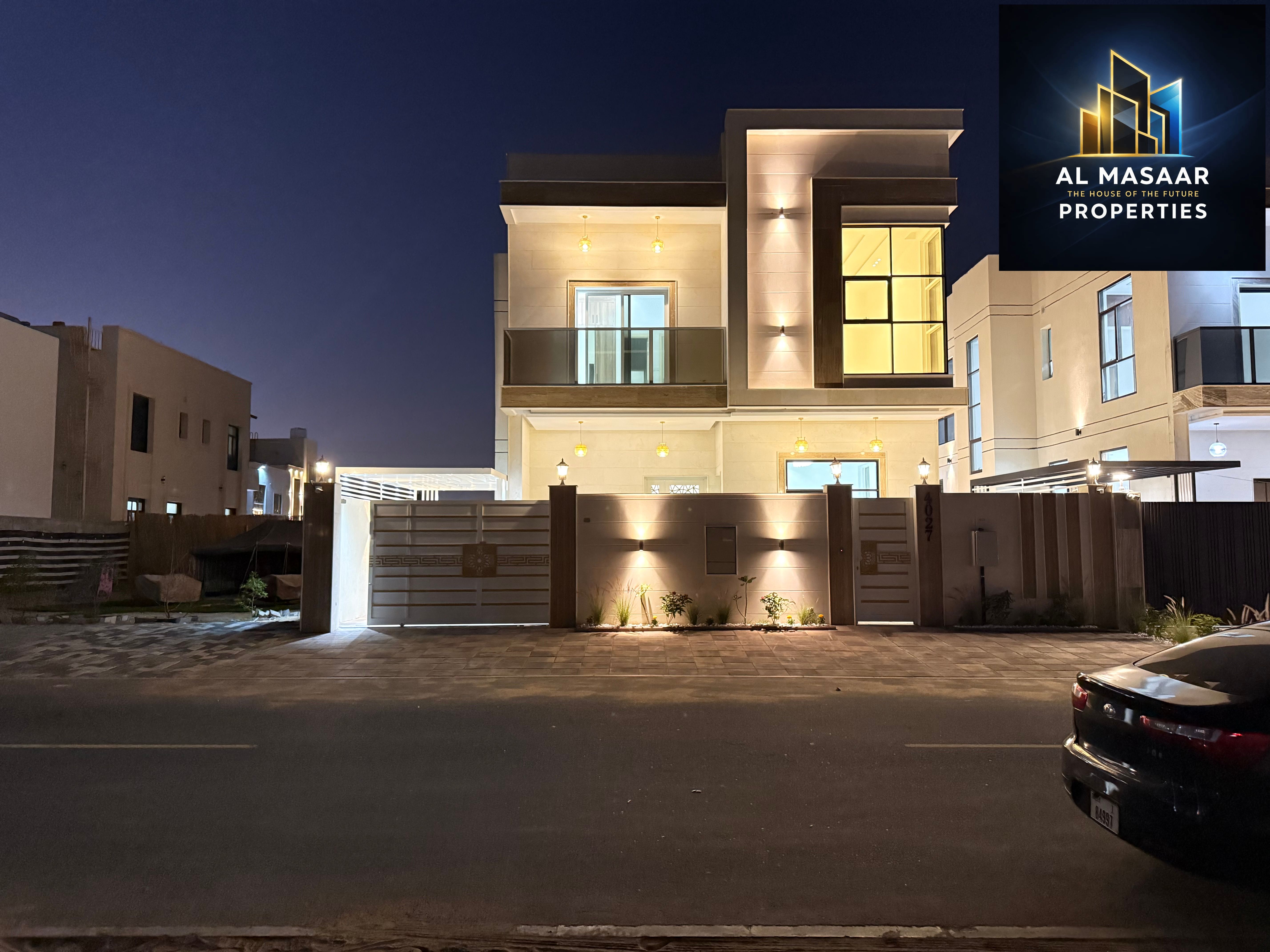 Five-bedroom villa including water and electricity.
