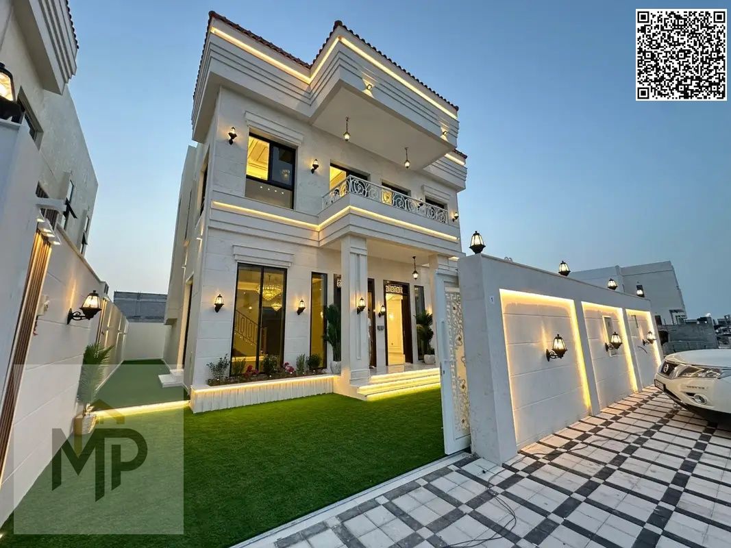 Villa for sale in Ajman at a bargain price. Excellent location. Freehold ownership for life for all nationalities with bank financing available.