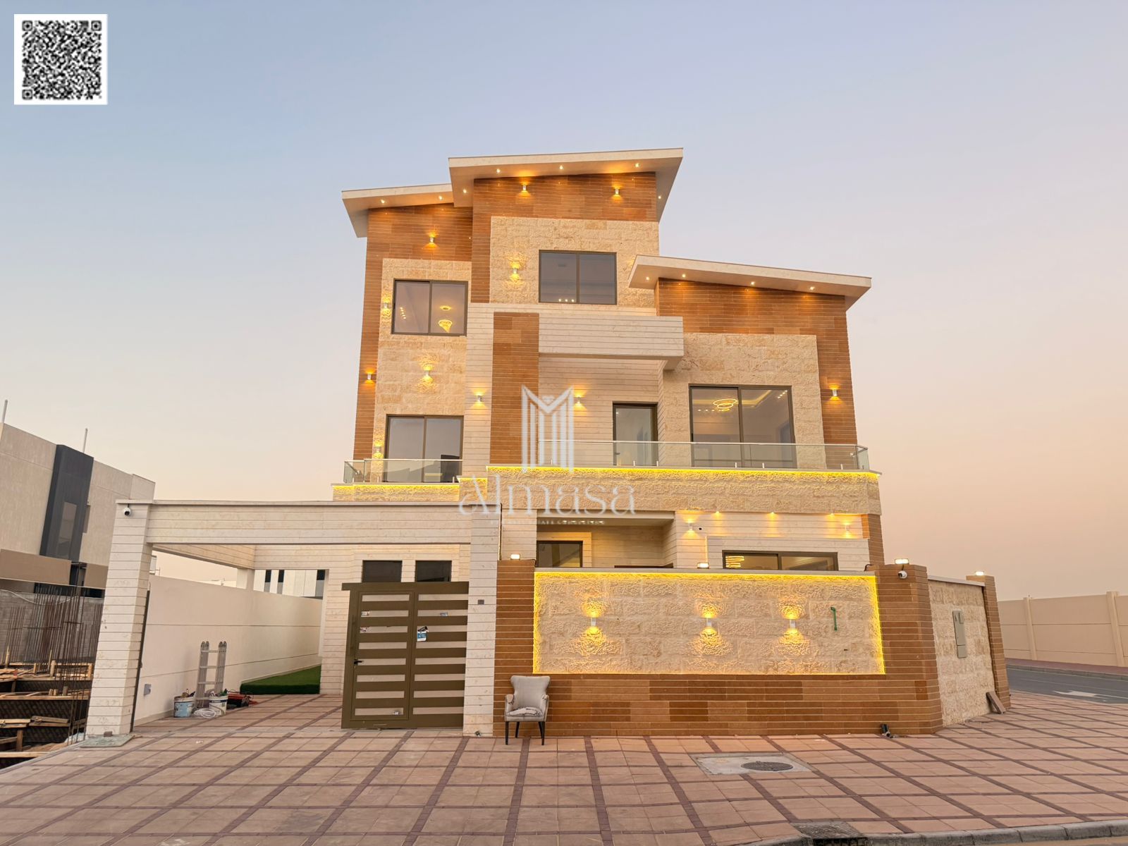 Luxury villa with 7 master bedrooms in the heart of Al Bahia – Ajman Spacious living areas | High-end finishes | Quiet location Ideal choice for fami