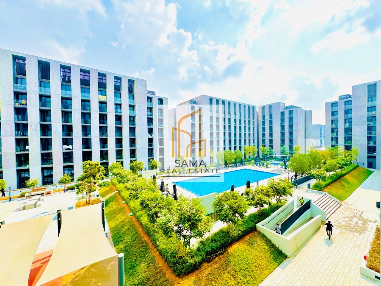Elegant Studio Apartment with Balcony & Pool View |