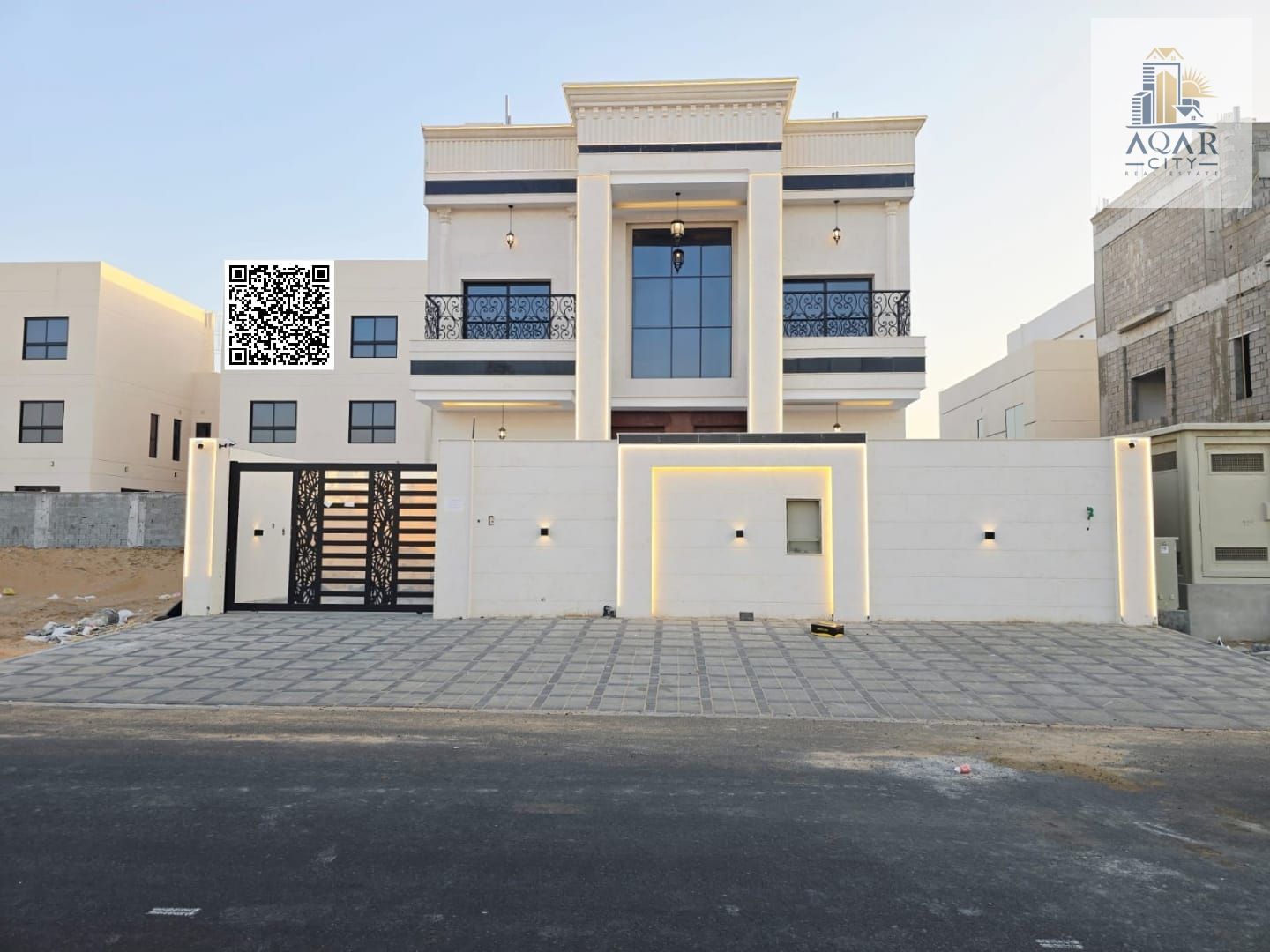 **A strategic location near all services Distinctive location, classic villa. Registration and ownership fees, water, and electricity. The villa includes central air conditioning, a roof and high-quality finishing, negotiable, and a spacious area