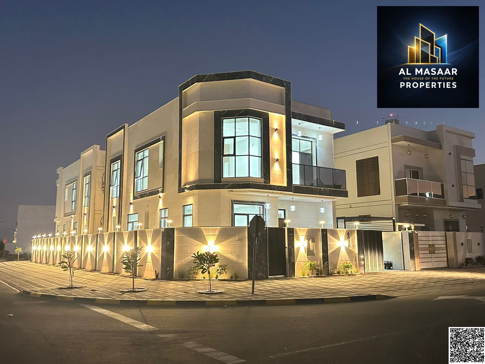 Corner villa with super deluxe finishing, special price for cash, including electricity and water.