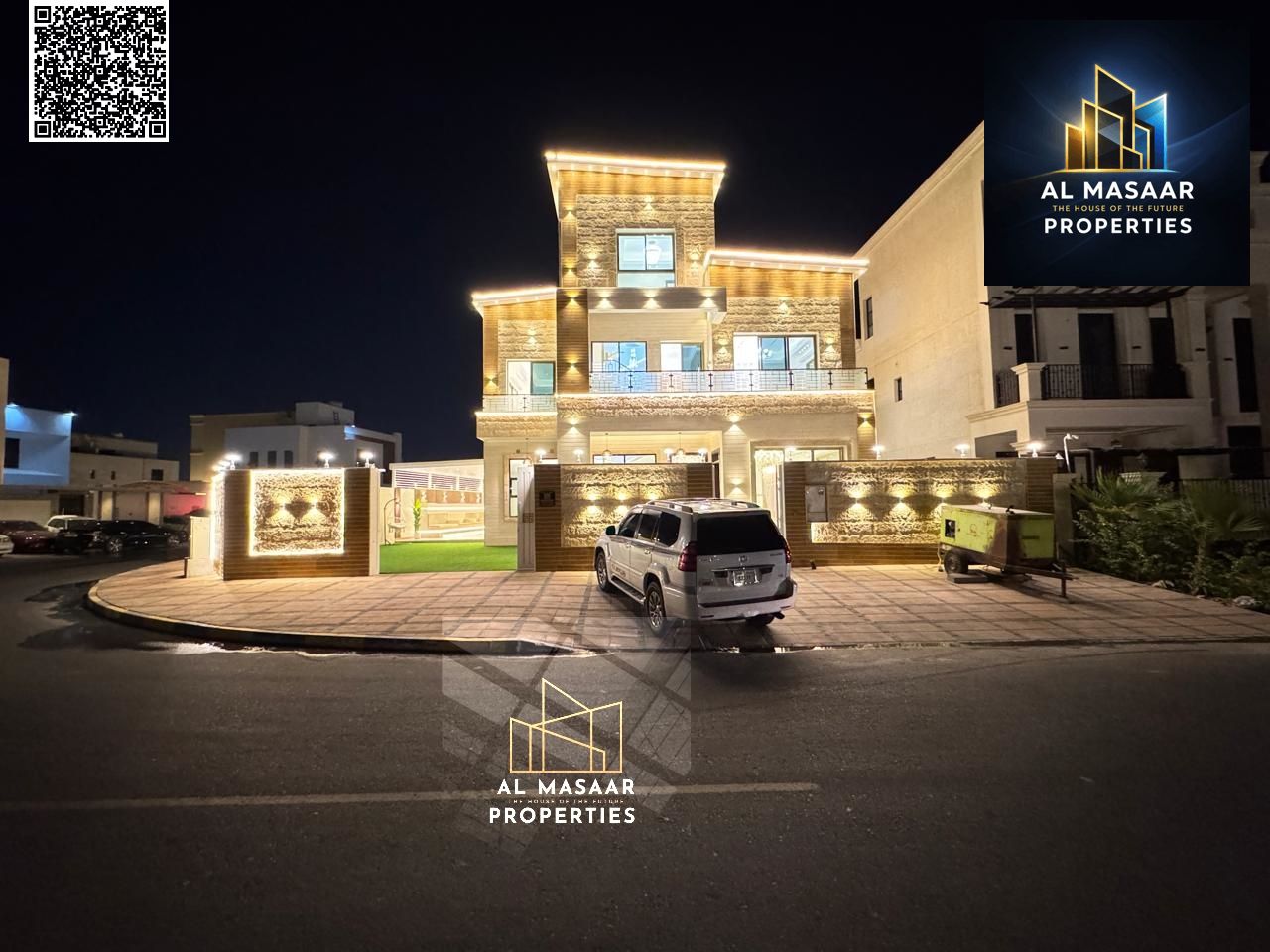 A unique opportunity at an attractive price and without annual fees. Own a villa for sale in Ajman. First resident, freehold, super deluxe finishing,