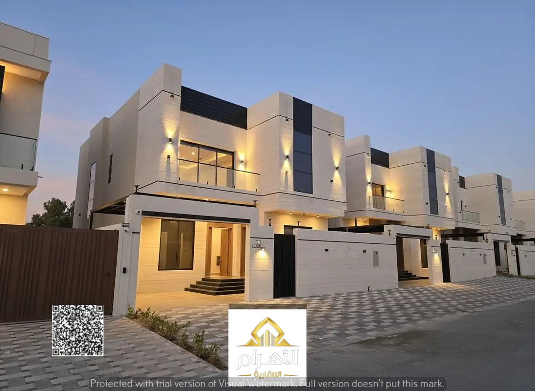 5-bedroom villa, freehold | Asphalt street next to the mosque – Prime location | Registration and ownership fees included