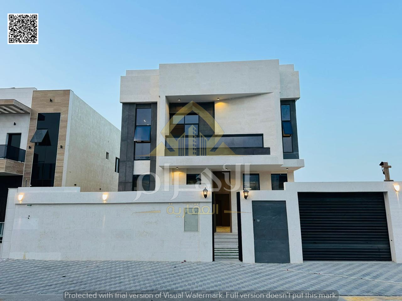 Own a luxury villa in Ajman, including registration fees, with modern designs, spacious areas, and freehold ownership for all nationalities at special