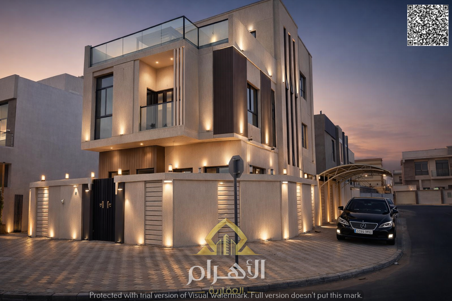 Your opportunity today for living and investment - Experience luxury living in one of the most prestigious areas of Ajman - Corner villa with 7 master