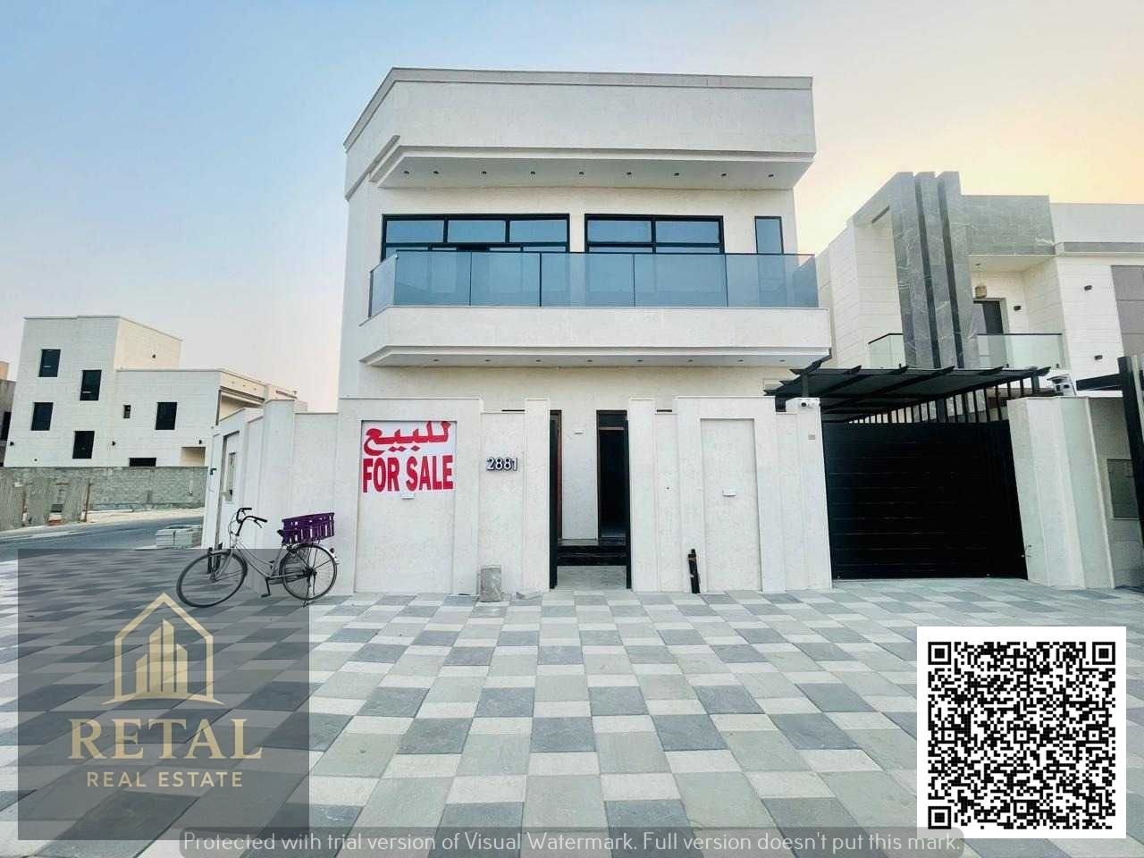 Luxury Villa for Sale with 5 Master Bedrooms, Spacious Majlis and Living Room, Fully Equipped Kitchen, Large Roof Terrace, Negotiable Price