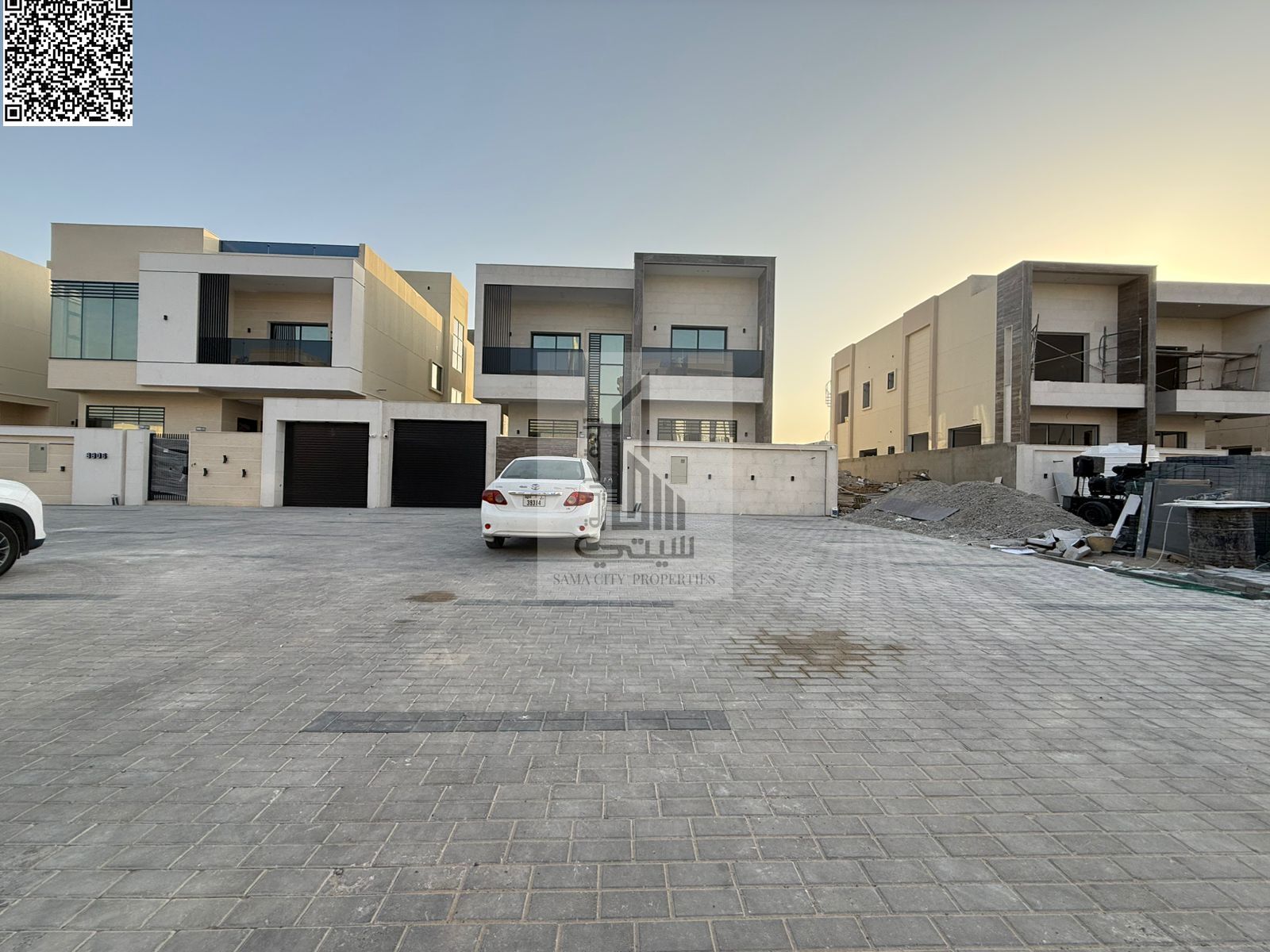 Villa for Sale in Al Zahia • 5 Master Bedrooms • Majlis with Bathroom • Living Room with Bathroom • Main Kitchen • Maid's Room • Large Setback i