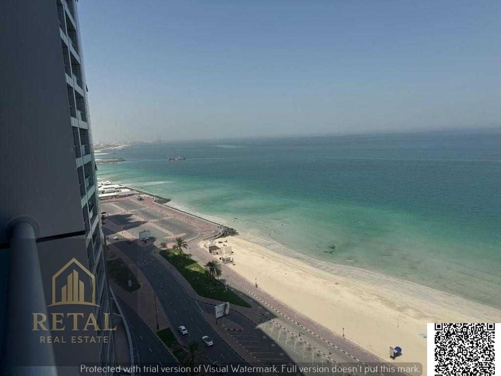 Sea View building 1BR Apartment in Ajman Corniche