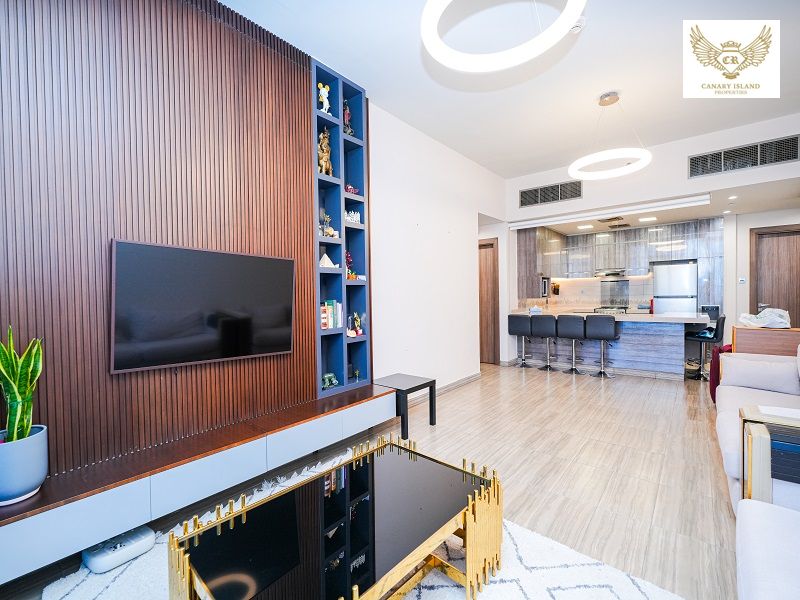 High-Floor Luxury 2BR + Maid | Furnished | SZR & Lake Views