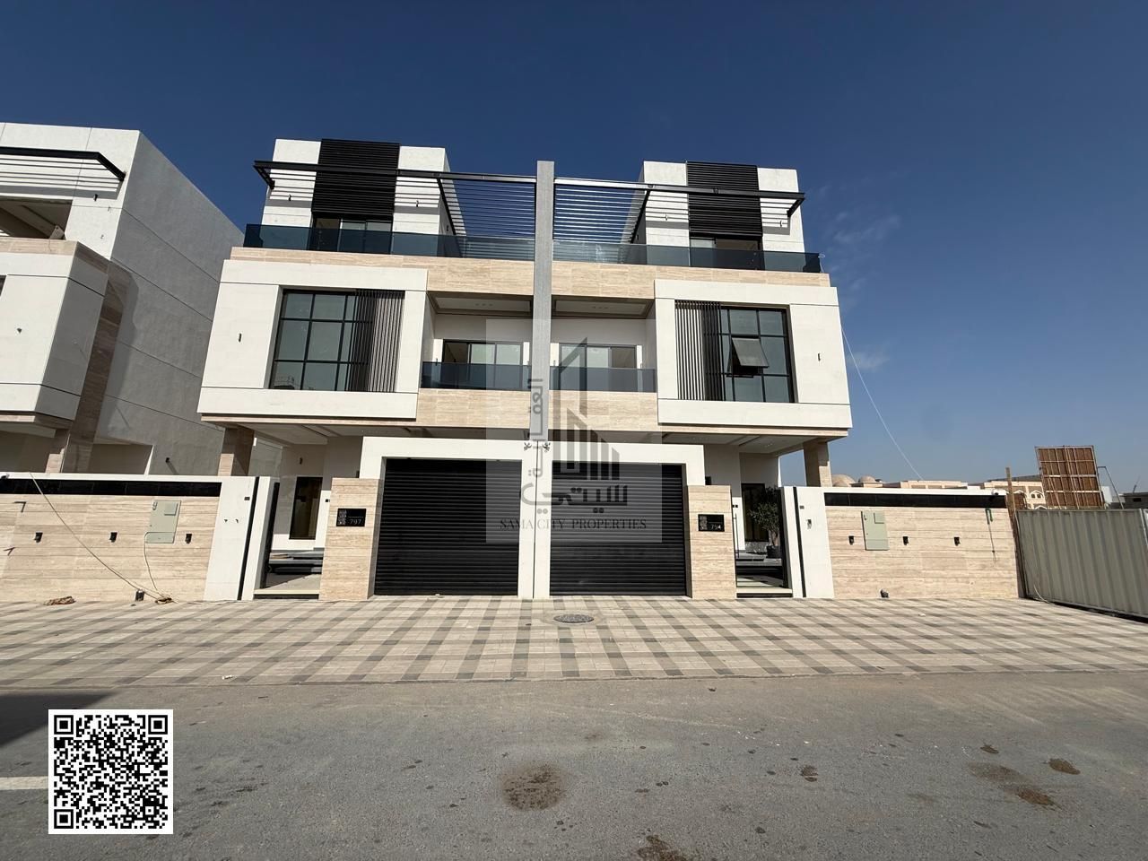 Luxury villa on the hill with an elevator and a rooftop