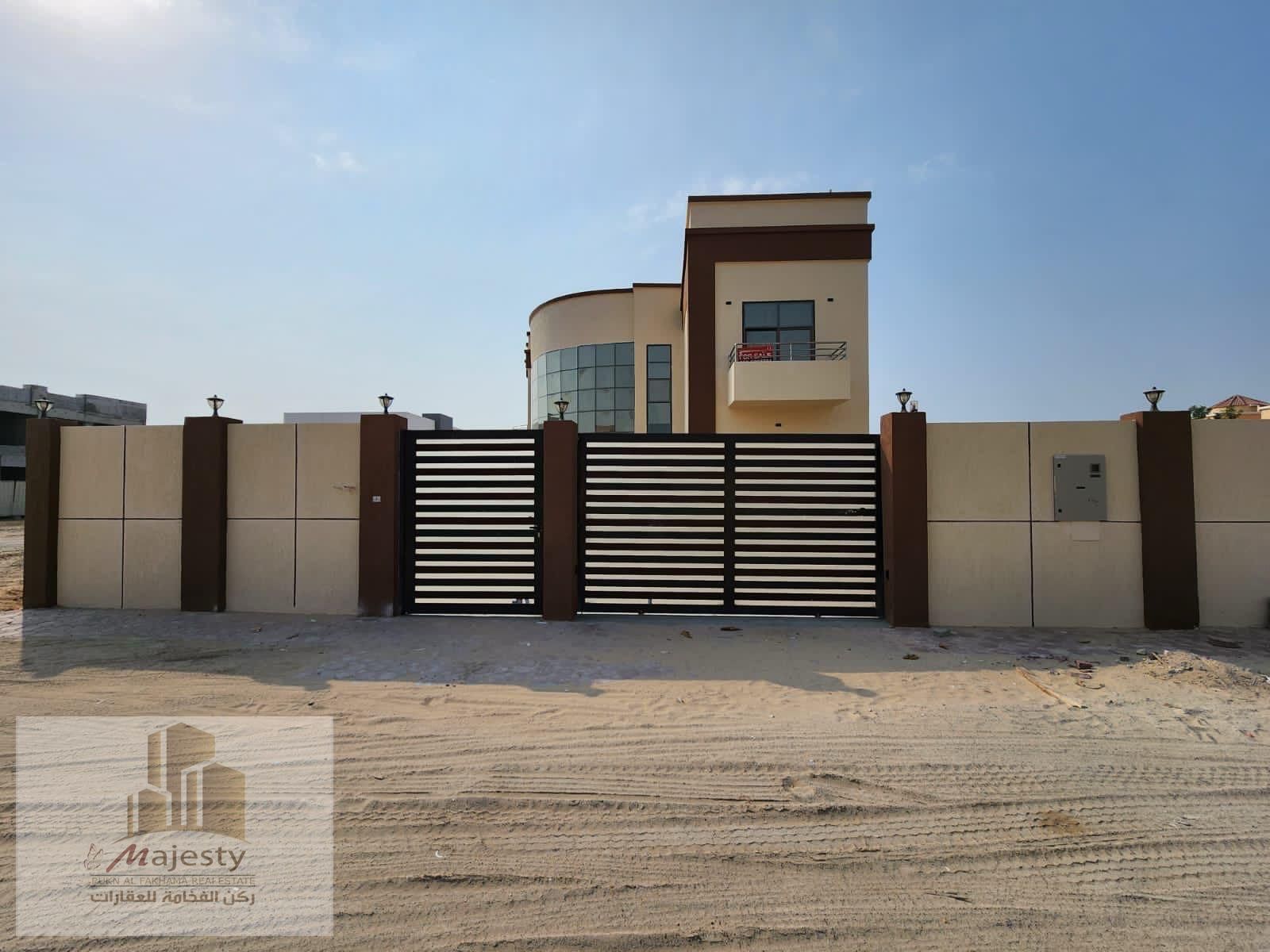 Villa for Rent in Sharjah – Al Rumtha | Corner Plot on Two Streets Near Park | Villa + Annex | 9200 Sqft Land | 7925 Built-Up | Garden | Parking