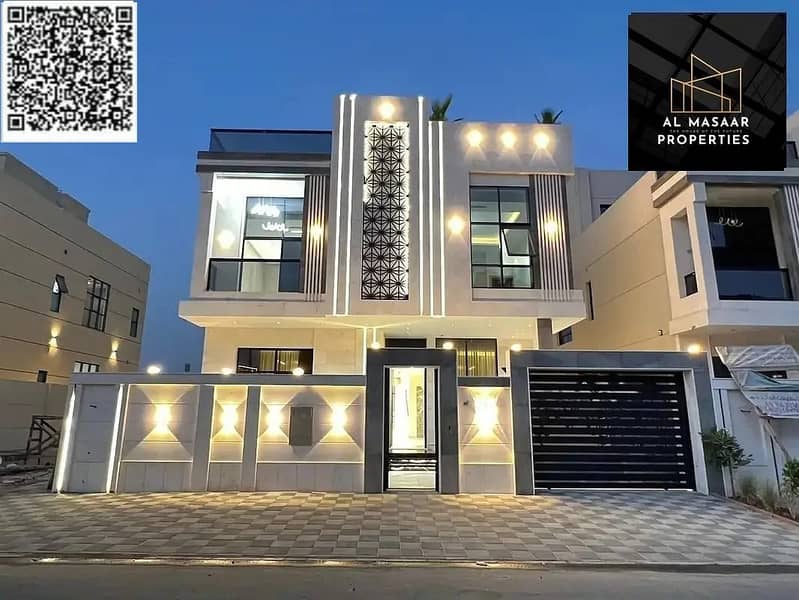 Luxury villa in Al Zahia – Ajman, all fees included. Elegant design and luxurious finishing ensure your comfort and privacy.