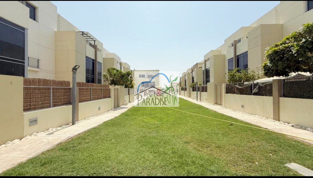 away from fly zone/private entrance 4 bedroom all master/tv lounge / parking for 4/maids room/living & dinning/private swimming poolfor rent in mirdif