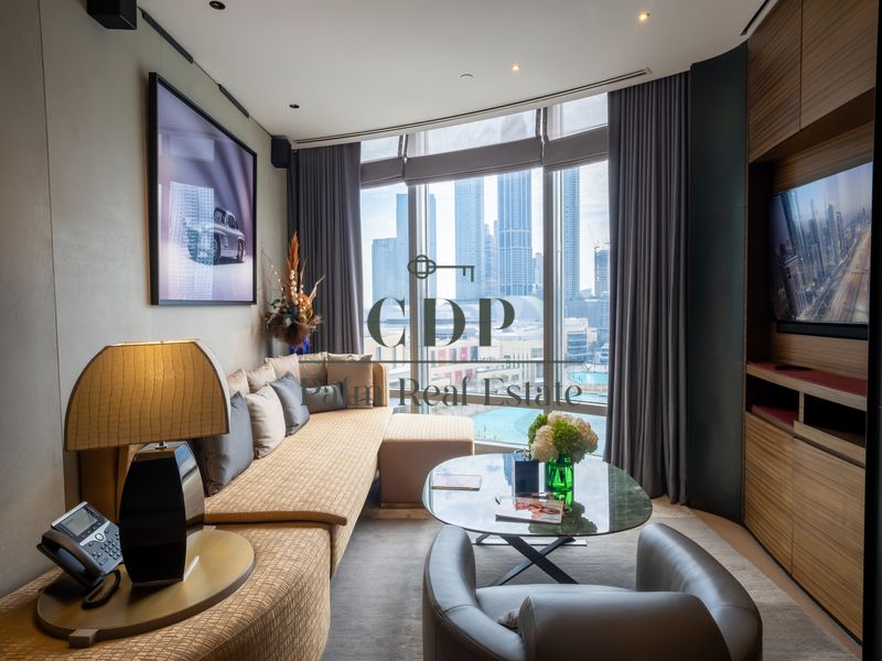 1 BEDROOM LUXURY FURNISHED ARMANI RESIDENCES I FOUNTAIN VIEWS