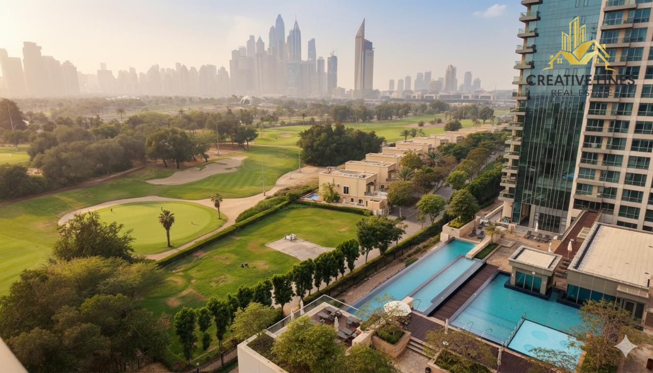 Ready To Move spacious 2 bedroom Apartment With Golf view