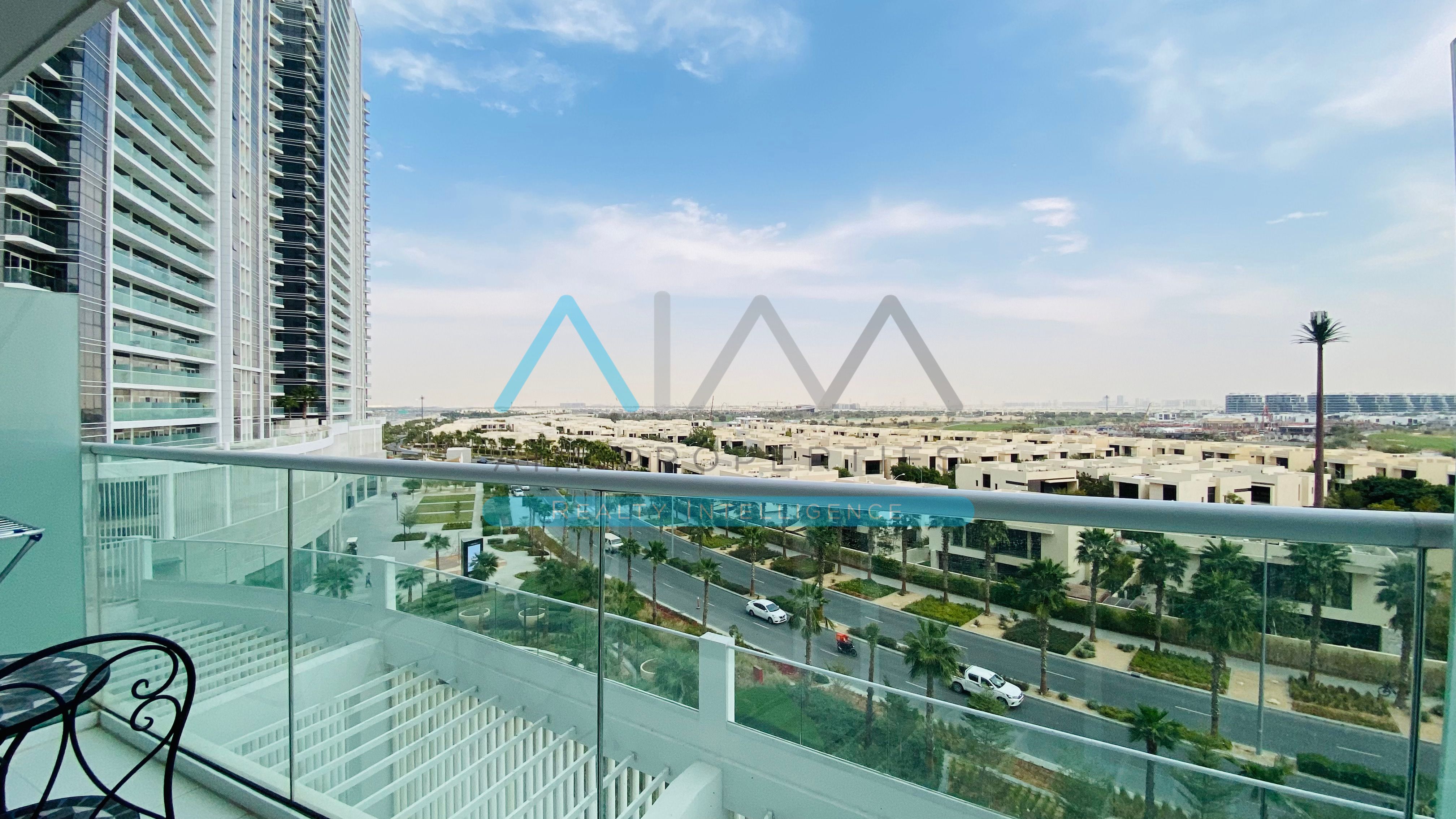 Fully Furnished Golf-Side Studio | Damac Hills – Ready to Move In