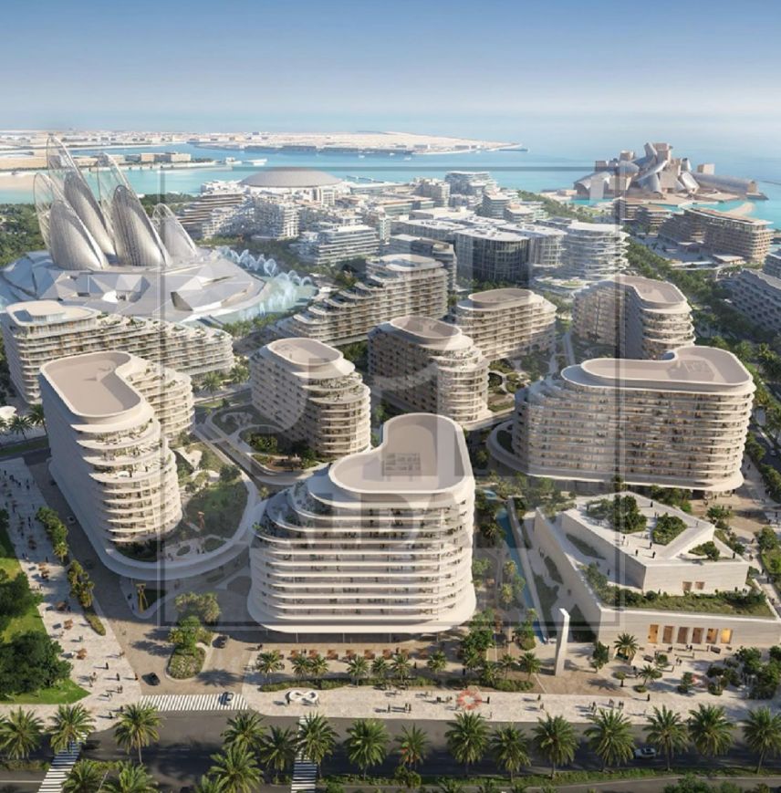The Row Saadiyat | Exculsive 3BHK+M | Sheikh Zayed National Museum View