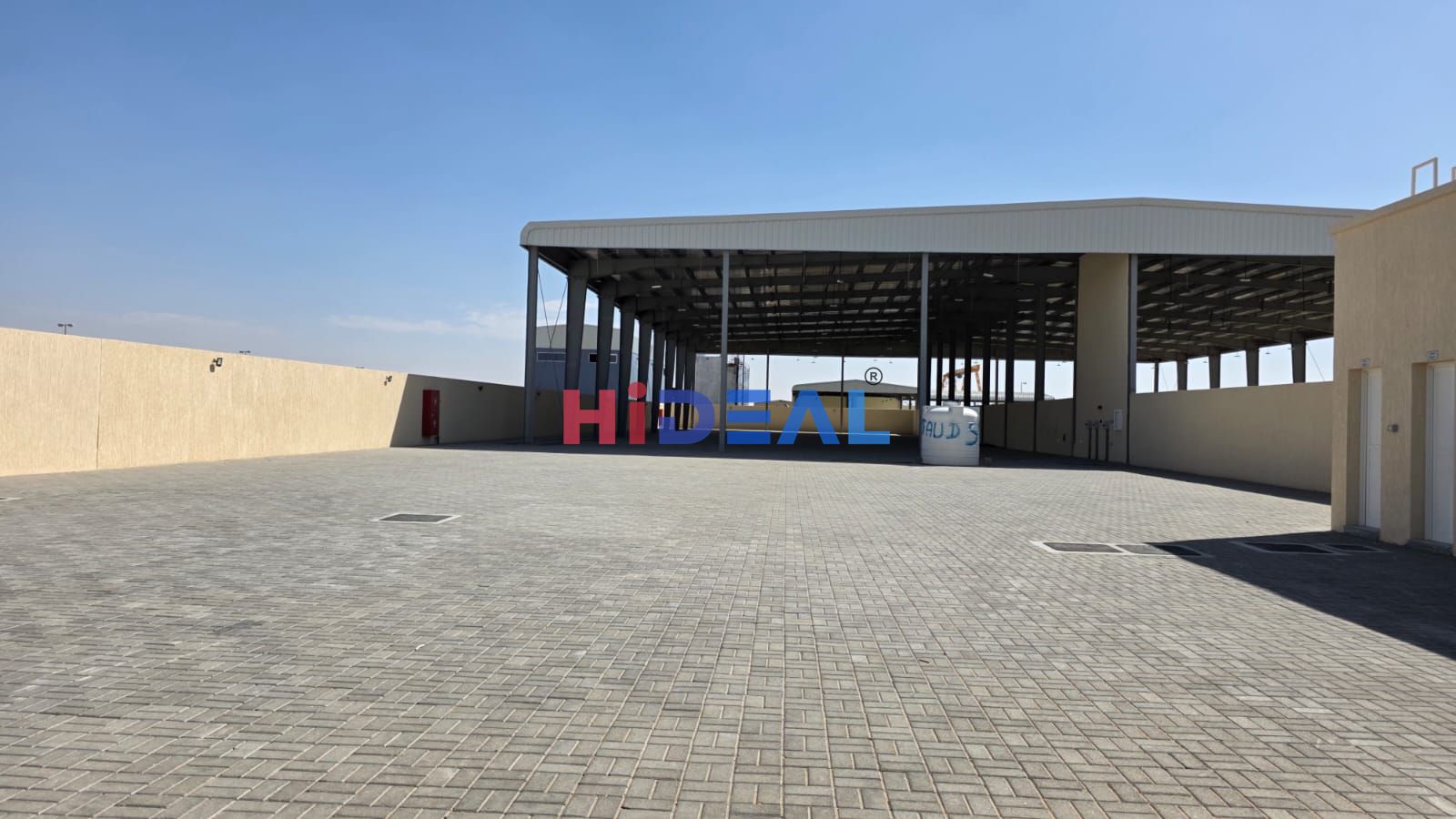 27000 SQ. FT OPEN SHED WITH YARD AVAILABLE FOR RENT IN SAJJA INDUSTRIAL AREA