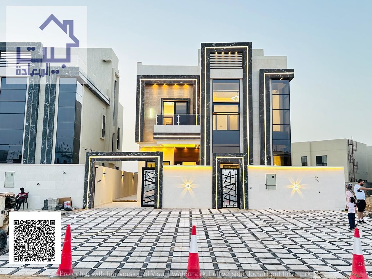 Brand new villa for rent | Five master bedrooms | Spacious roof terrace | 30m front setback | Central air conditioning | High-end finishing