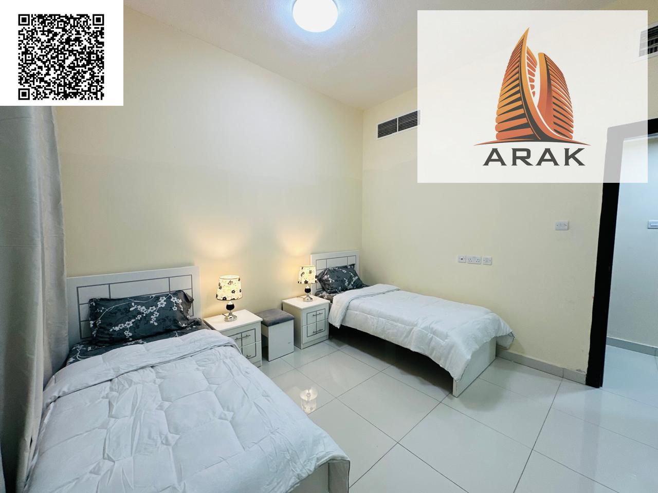 For Rent: Two-Bedroom Apartment with Living Room in Al Rawda 1, Ajma