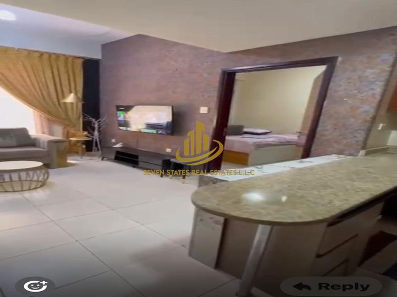 One bedroom and living room for sale in Garden City Towers with parking
