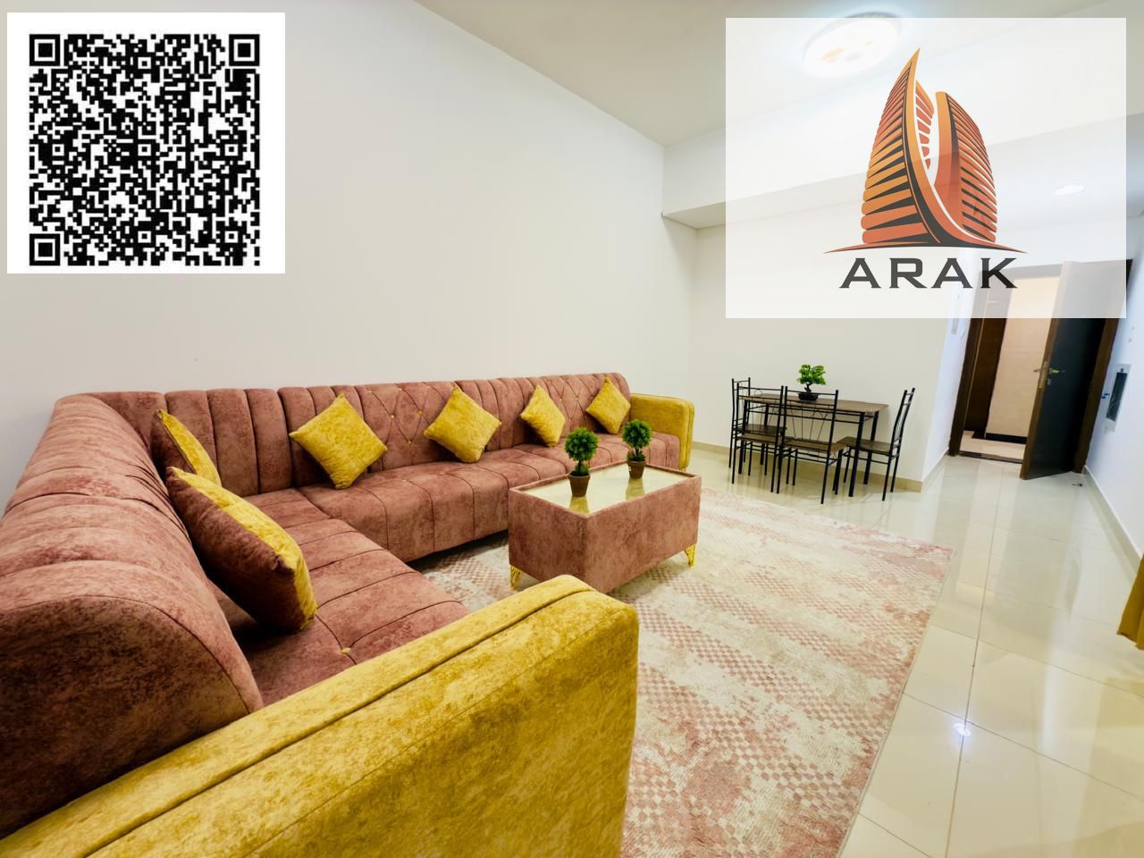 Fully Furnished One Bedroom Apartment for Monthly Rent – Brand New