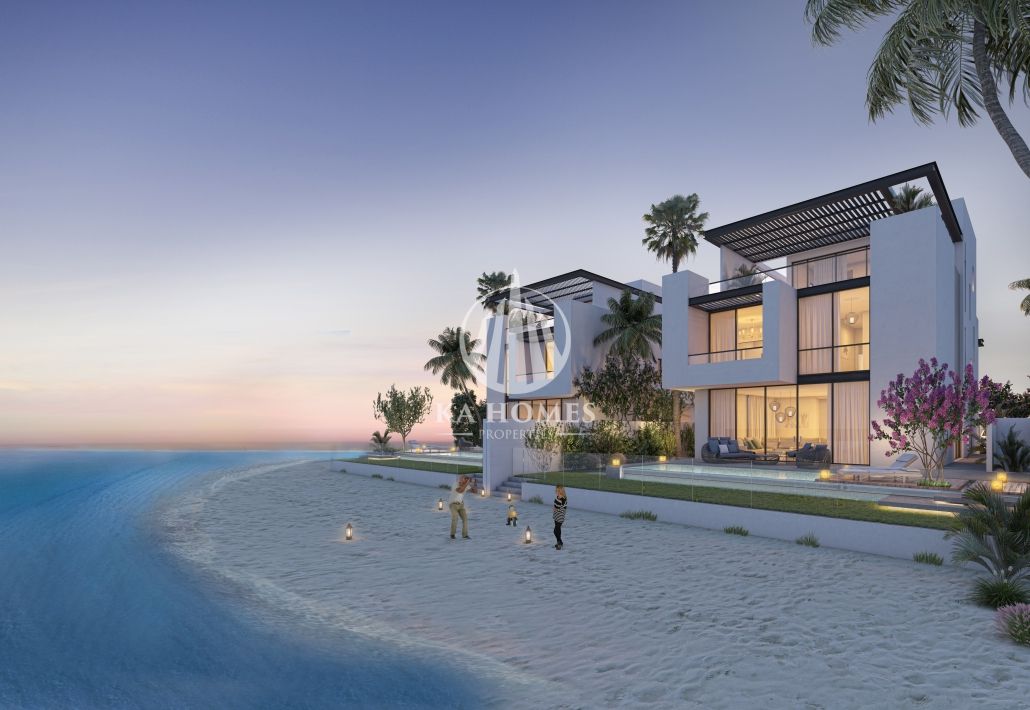 Exceptional beachfront villas. . . Freehold ownership. . . 4-year installments. . . Registration fee discount. . . Fully furnished