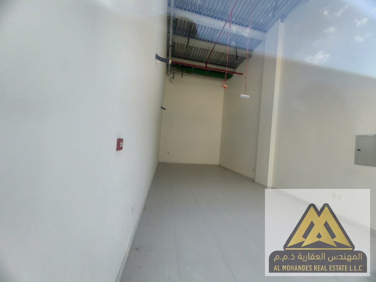 Shops for rent in Al Jurf 2 area on a main street in a prime location
