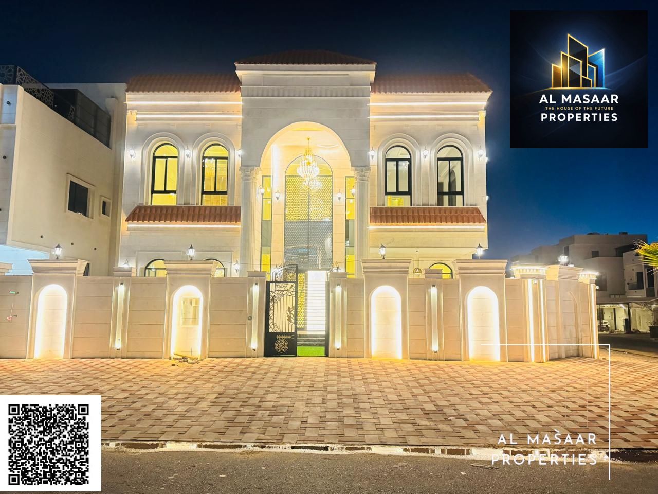 Classic corner villa design, palace style, large area, freehold ownership for all nationalities