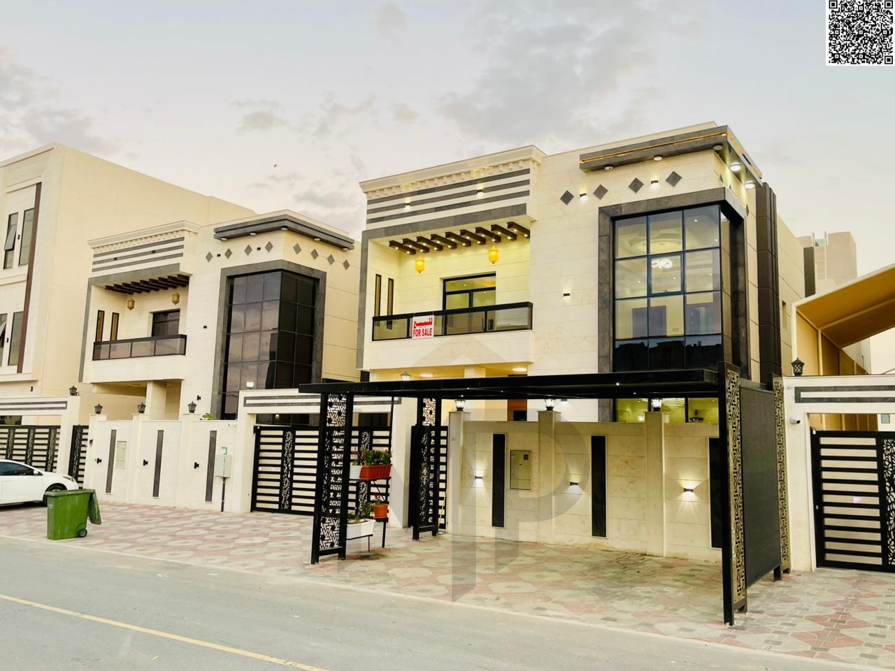 A beautifully designed luxury villa located next to the Chinese Market in Ajman, in the Al Bahia area, featuring luxurious finishes and spacious famil