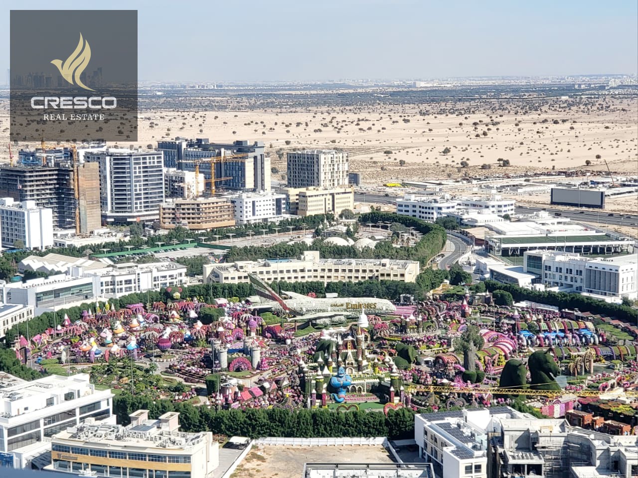High Floor | Burj and Miracle Garden View | Vacant