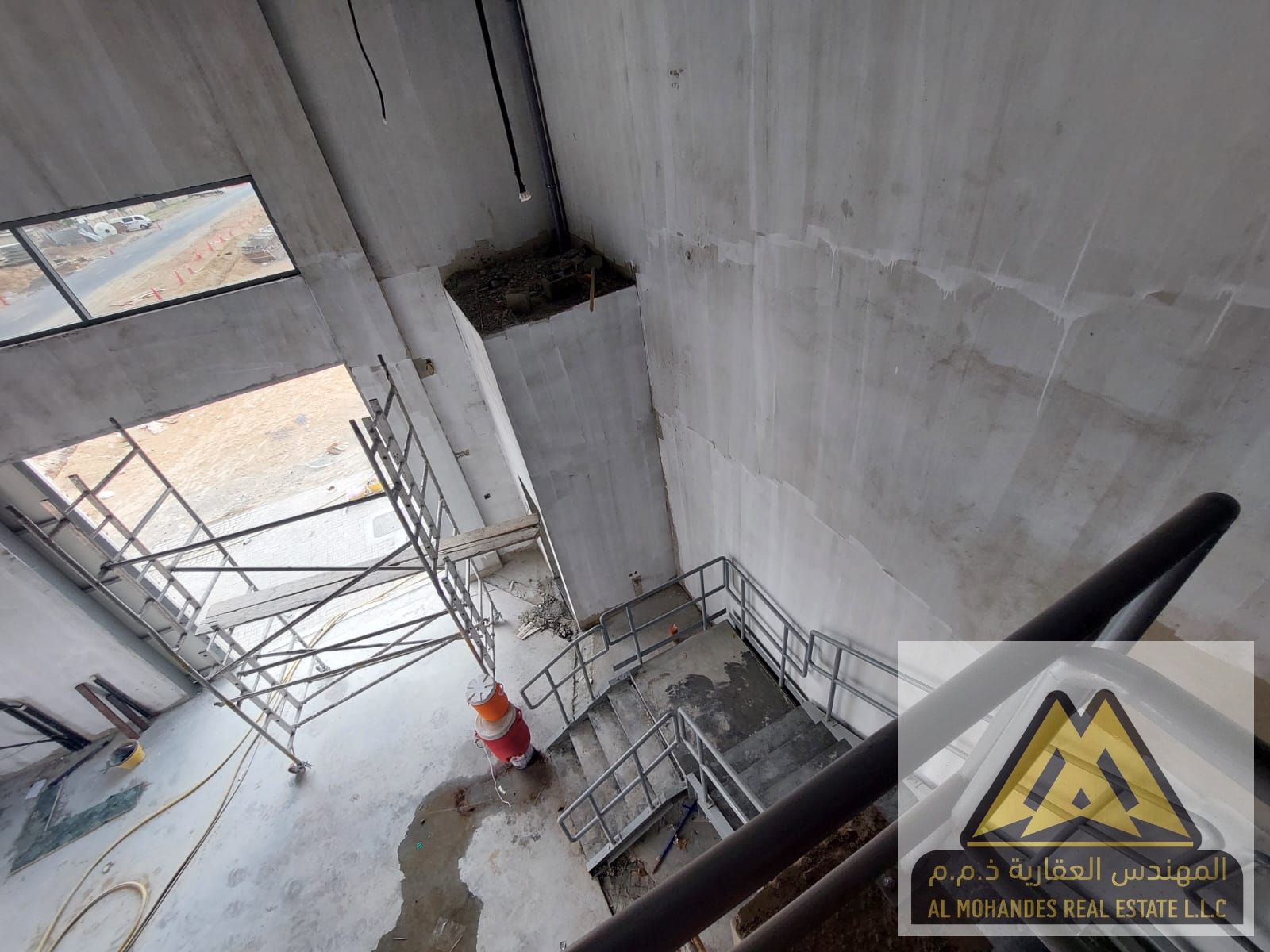 Large ware house for annual rent in Al Jurf Industrial Area 3 Prime location on the main road