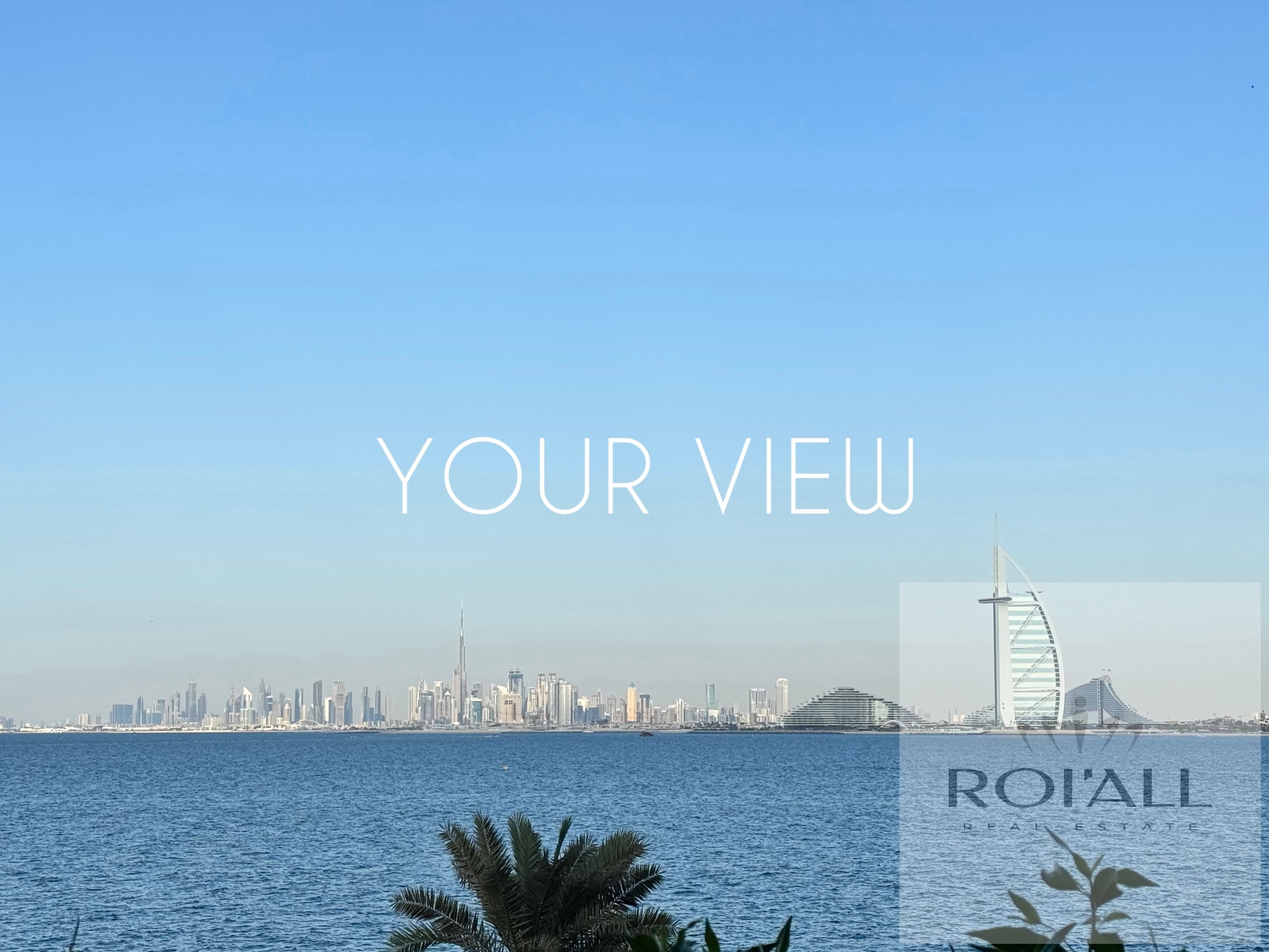 Full Panoramic Sea View + Burj Al Arab View// Park View