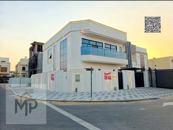 Luxury corner villa on 3 streets in Al Bahia area – 5 master bedrooms, high-end finishes, spacious layout, and a special price of AED 1,900,000 includ