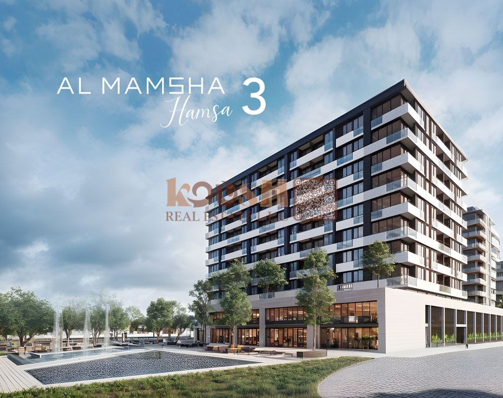 Hamsa 3 offers modern living with open views, bright interiors, smart layouts, pools, gym, organized parking, and a vibrant Sharjah Walk lifestyle.