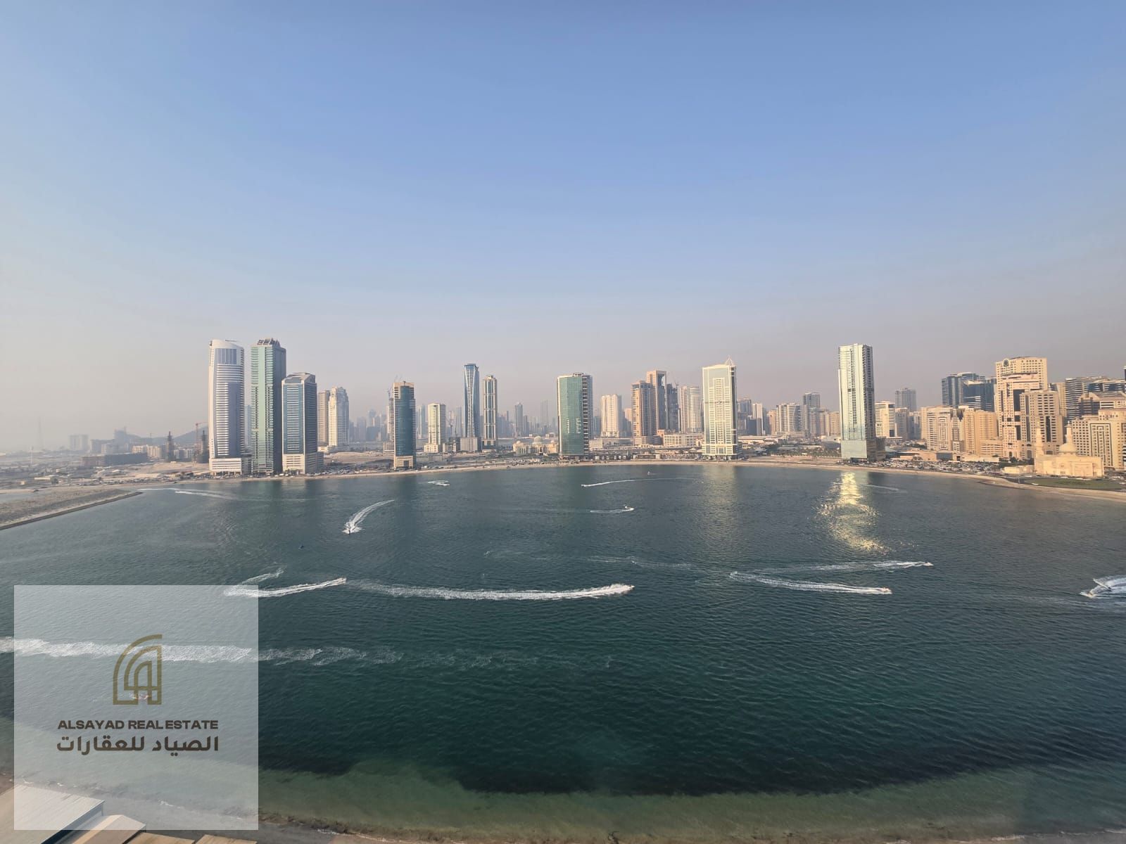 Freehold for all nationalities | 2-bedroom apartment with full sea view and spacious balcony – La Plage 1, Al Mamzar