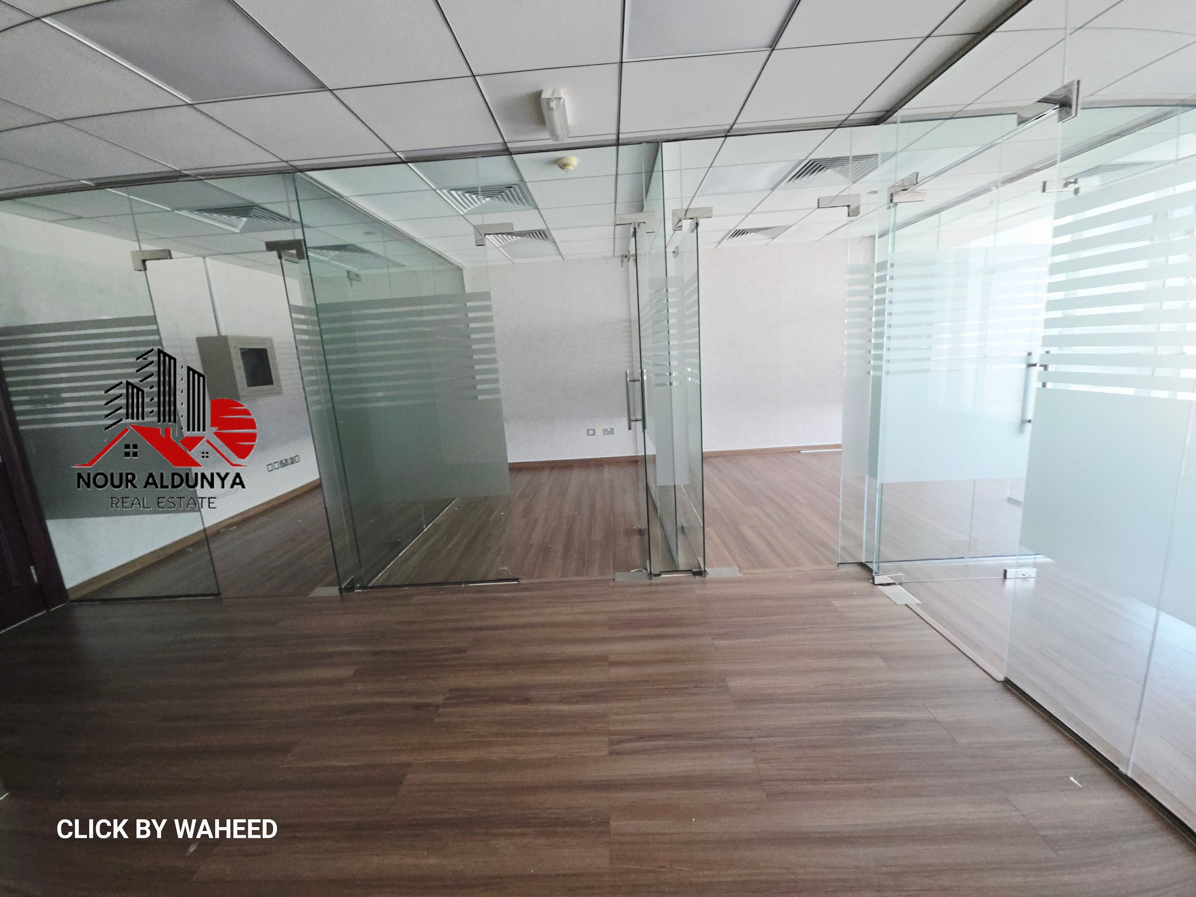 UPTO 850SQFT. FULLY FITTED OFFICE. GLASS PARTITION. FULL COMMERCIAL BUILDING. BOOK NOW