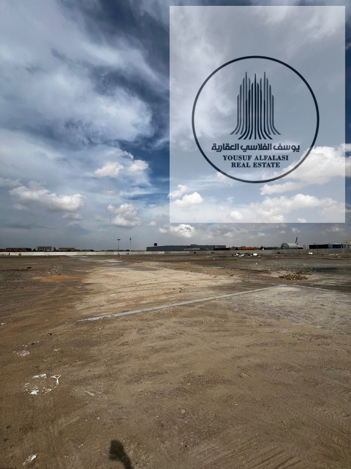 Fenced land for annual rent 150000 sqft 150 kw prime location Al Hawta