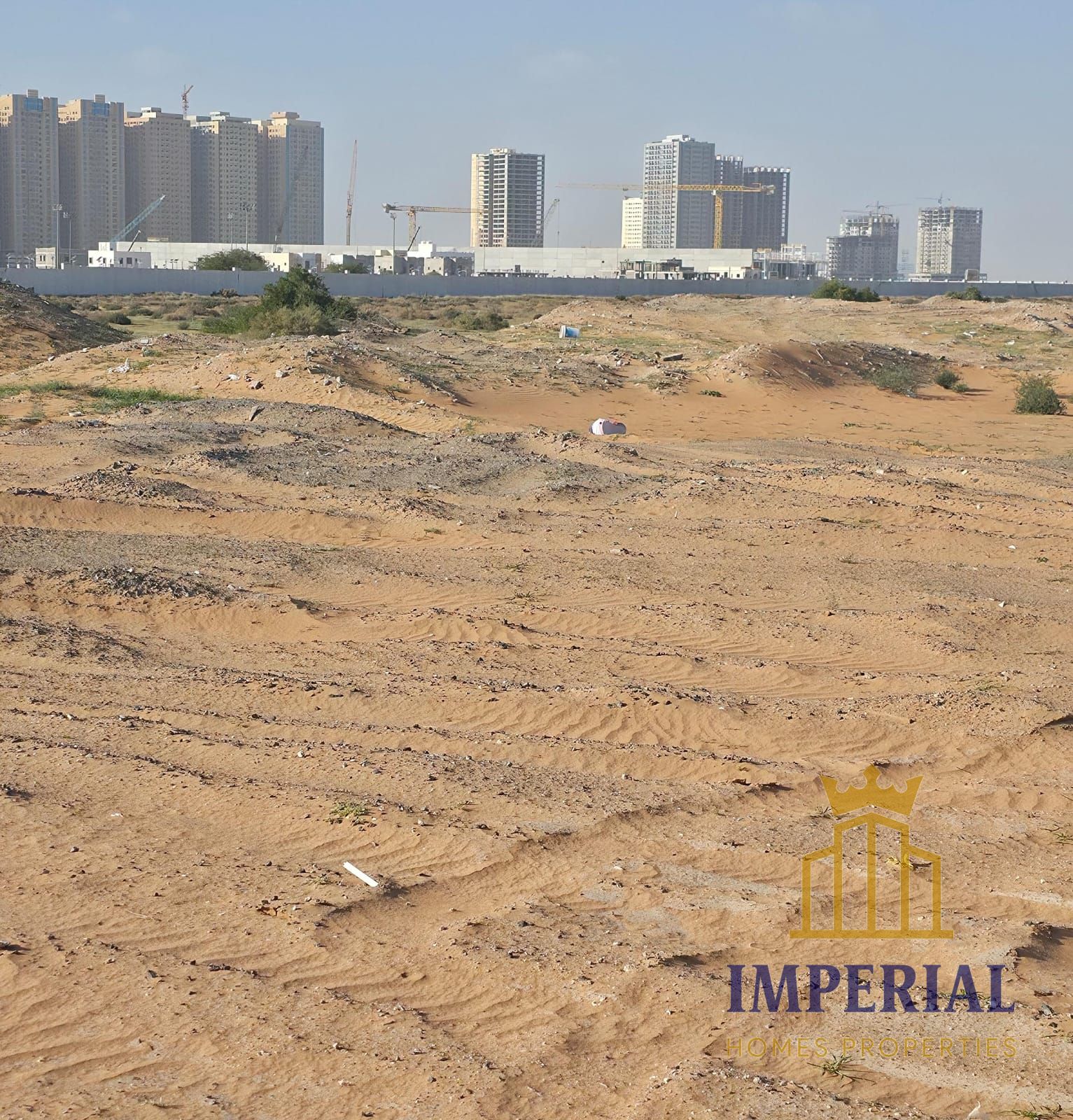 Land for development in the heart of Al Amerah - Ajman, directly behind McDonald's, residential/commercial (G+35)