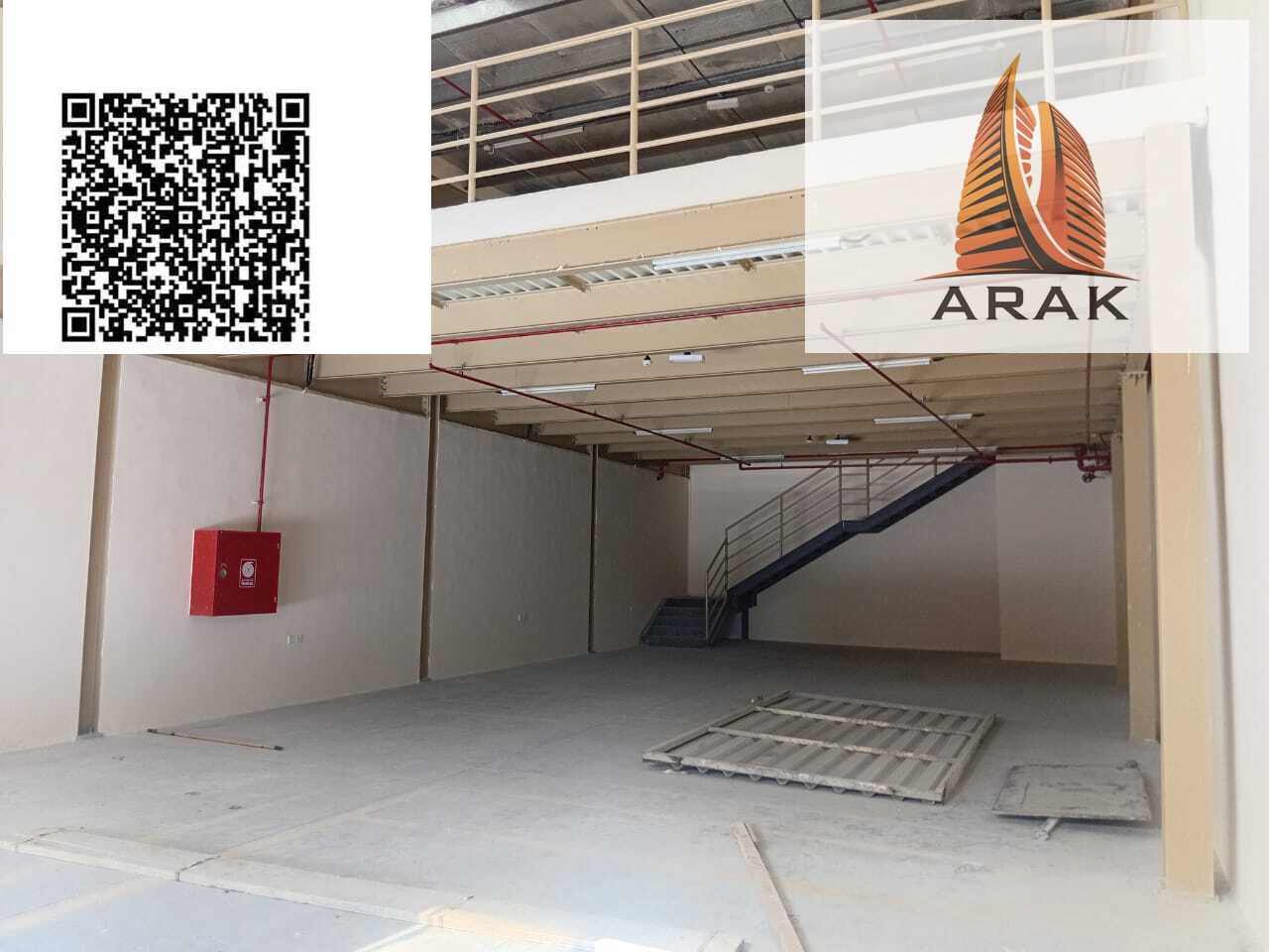 Annual warehouse for rent in Al Jurf Industrial Area 1, in a prime location with easy access to main roads