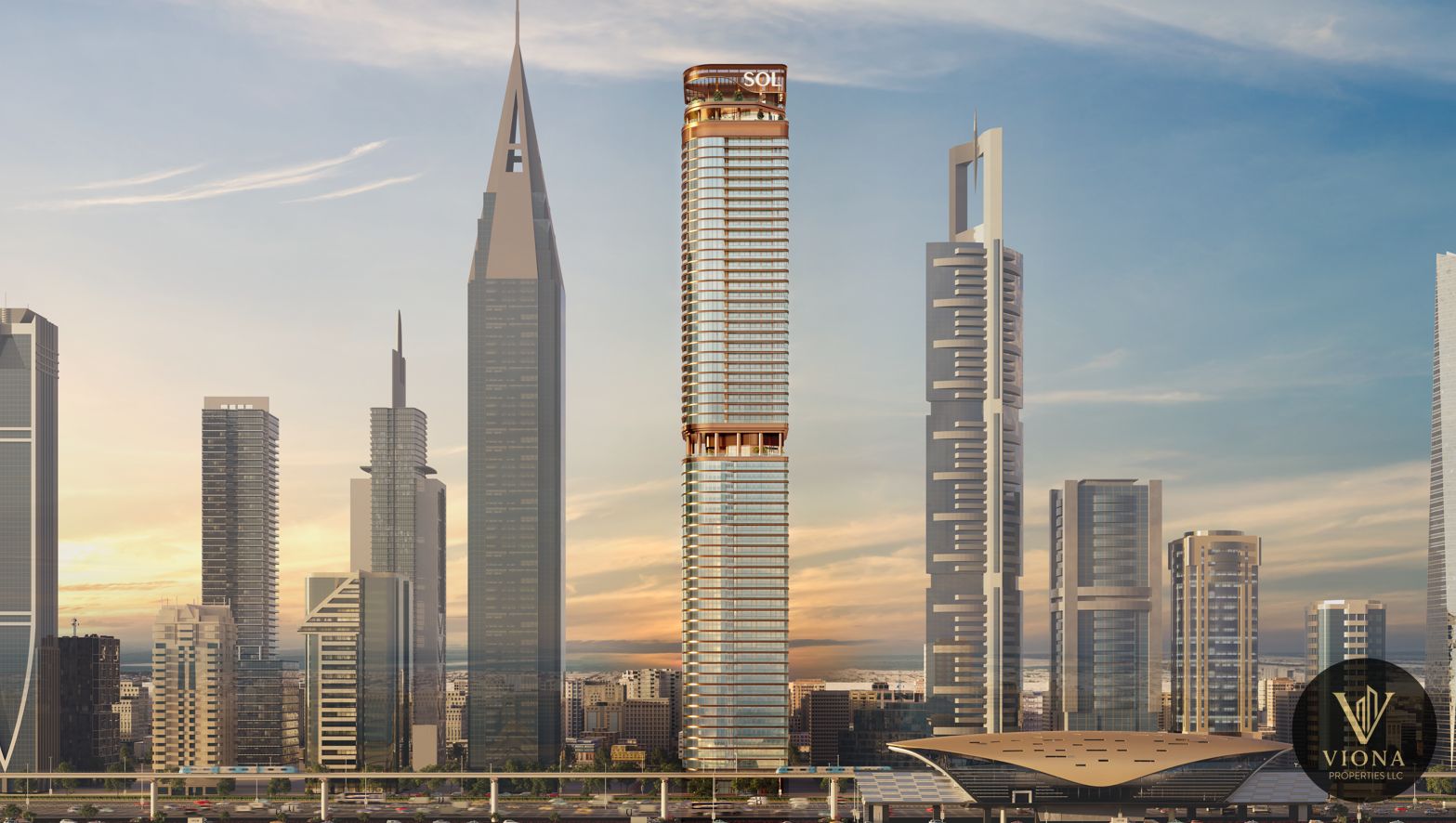 Freehold office on SZR next to DIFC metro station