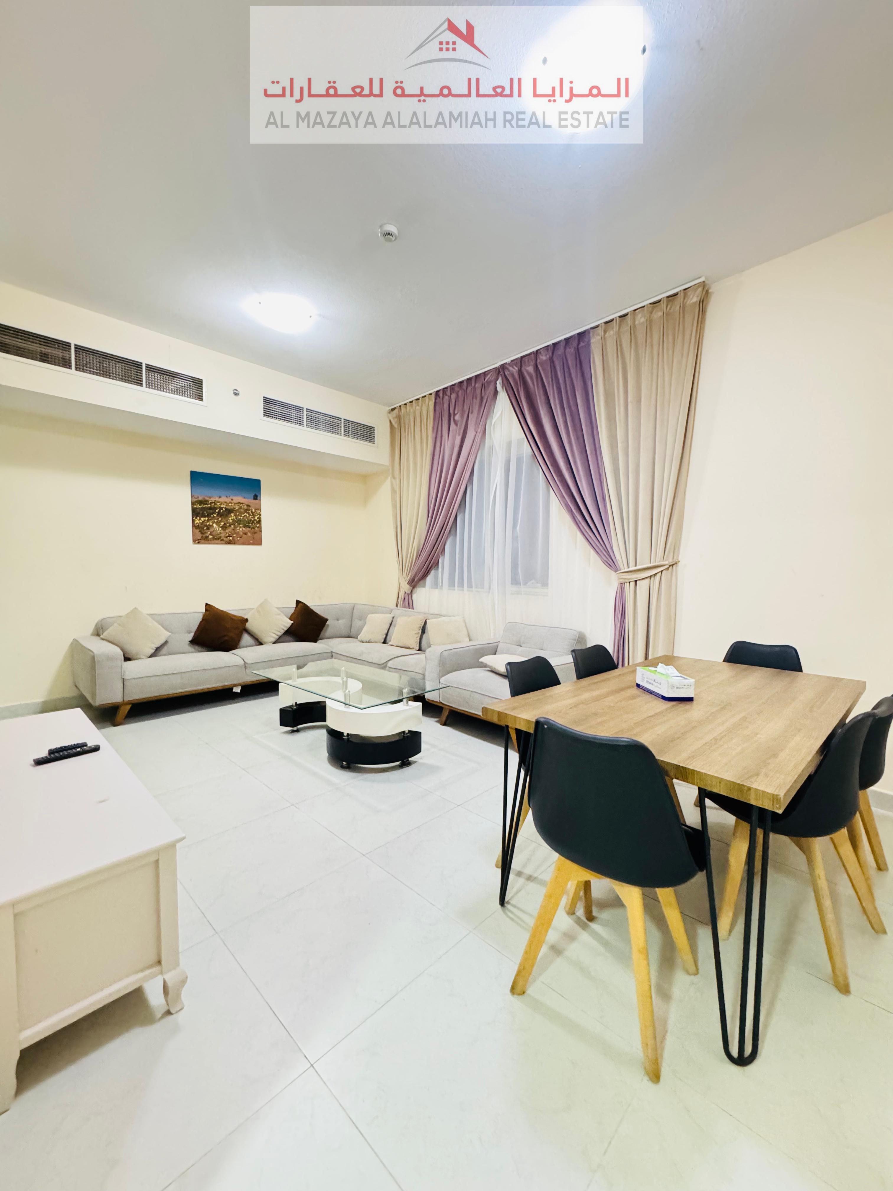 Deluxe 2BR Apartment in Al Taawun | Monthly