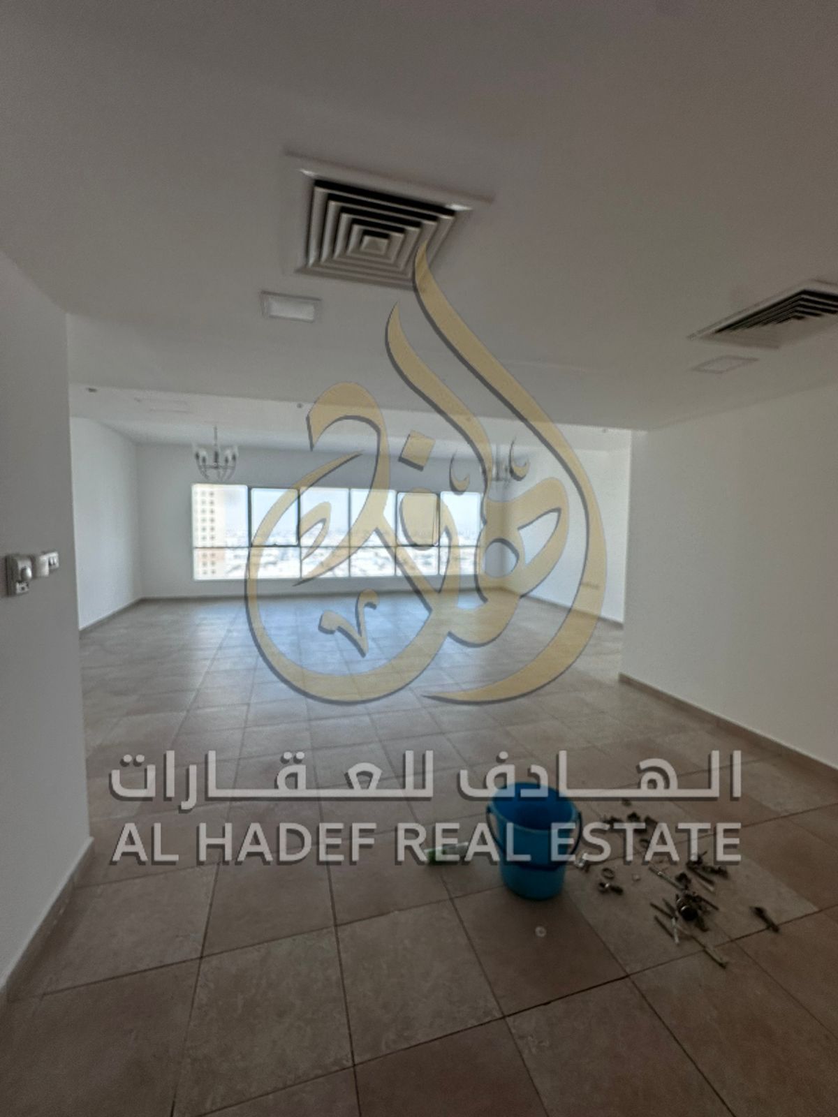 Largest space | 3 bedrooms and a living room with an open city view | Free AC | Free parking | Free gym | Free swimming pool |