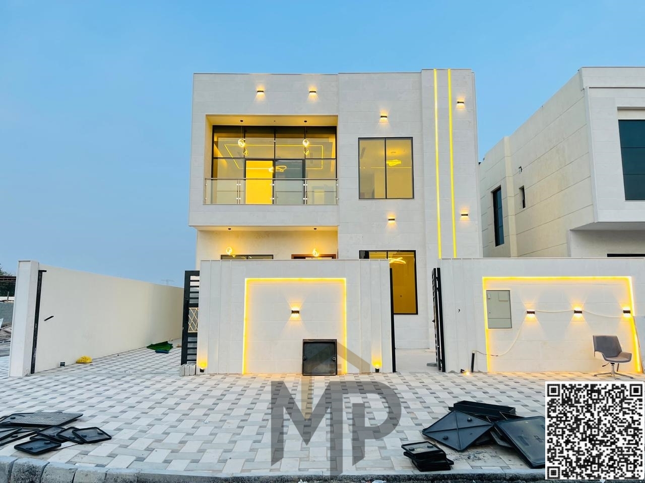 A luxurious modern villa with high-end finishes, including registration fees, an exceptional ownership opportunity.